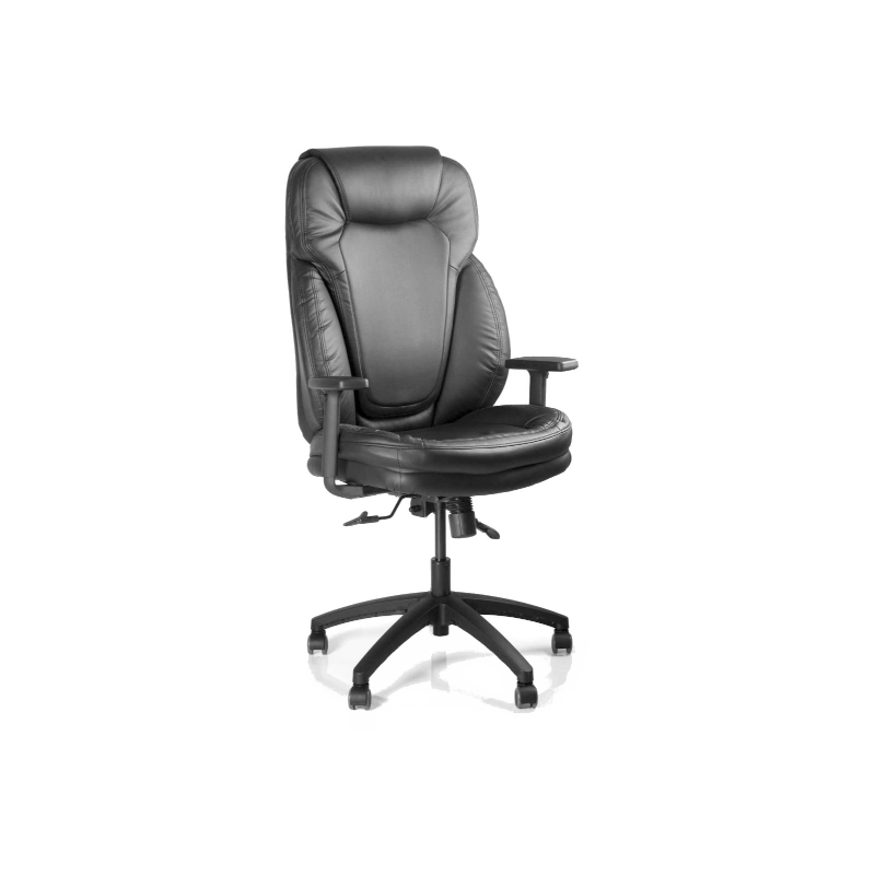 Крісло офісне BARSKY (SPU-01) пластикове, екошкіра, підлокітники